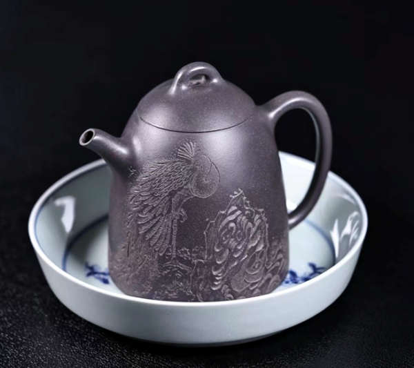 秦権壺｜容量280cc｜天青泥｜全手工仕上げ